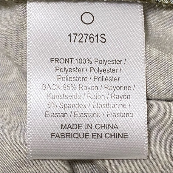 Dolan Green Satin Blouse XS Flutter Sleeve Button Front Boho Ruffle Festival Top - Picture 6 of 8